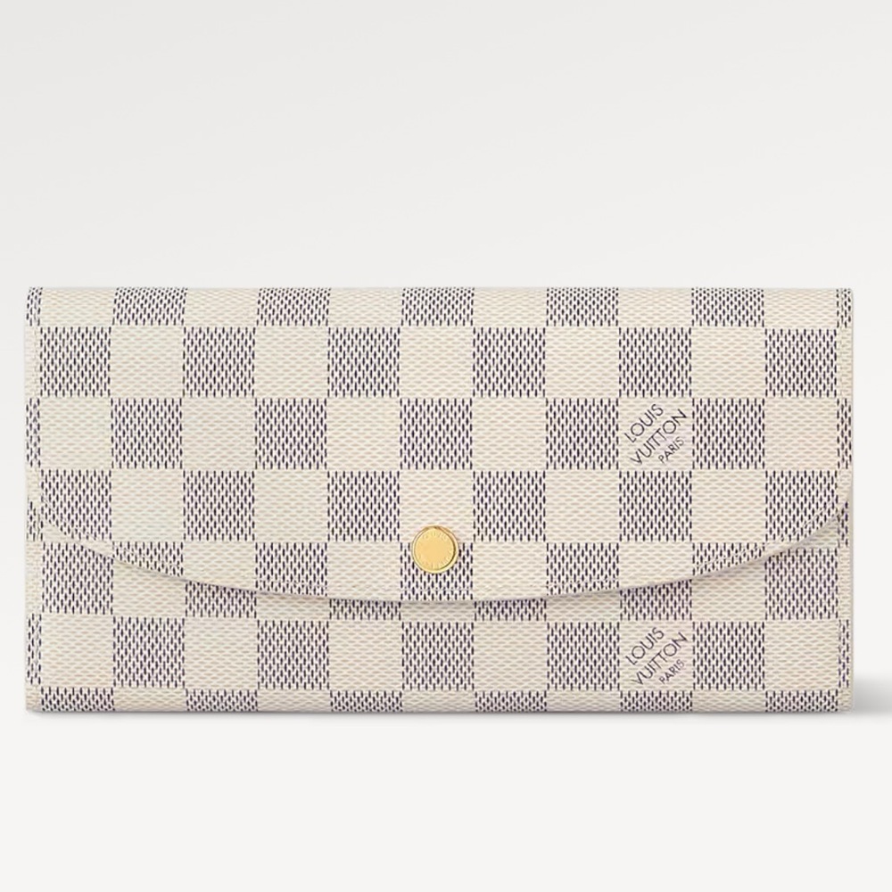 Louis Vuitton Emilie Wallet Damier Azur